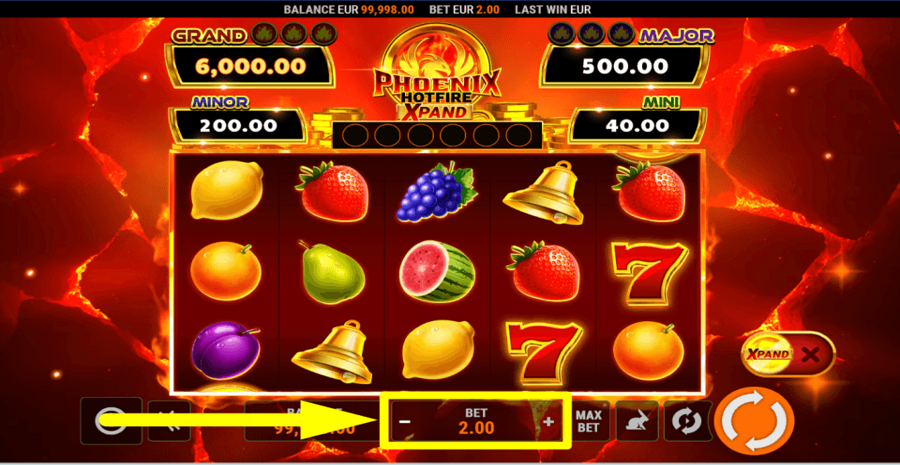 Phoenix Hotfire Xpand Bet Value
