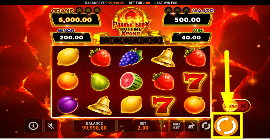 Phoenix Hotfire Xpand Spin Button
