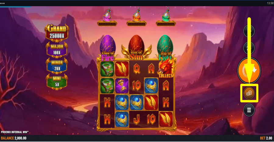 Phoenix Infernal Win Bet Value