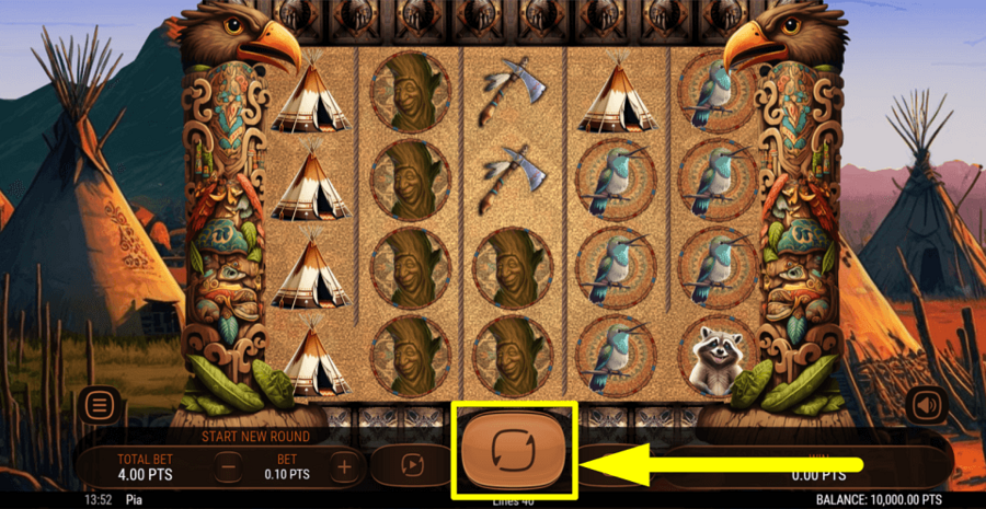 Pia Spin Button