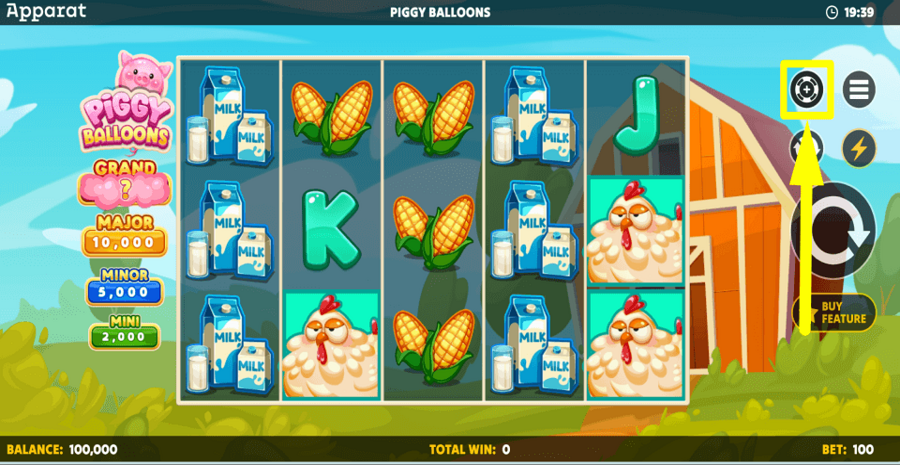 Piggy Balloons Bet Value