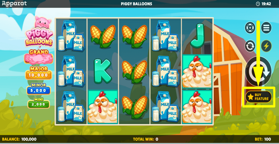 Piggy Balloons Buy Feature
