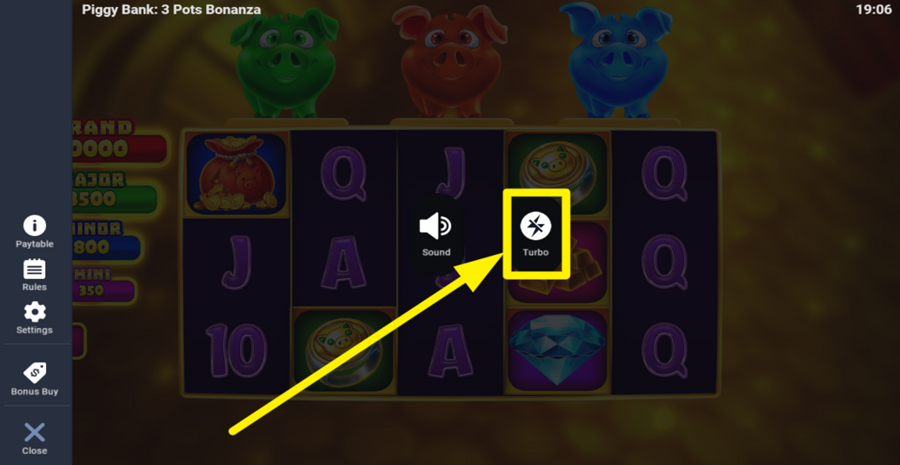 Piggy Bank 3 Pots Bonanza Turbo