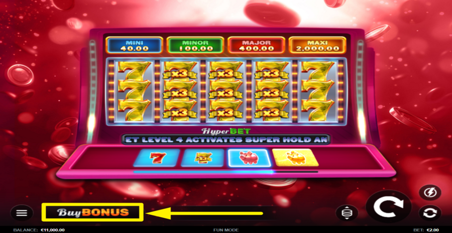 Piggy Bank Plunder Hold And Win Buy Bonus