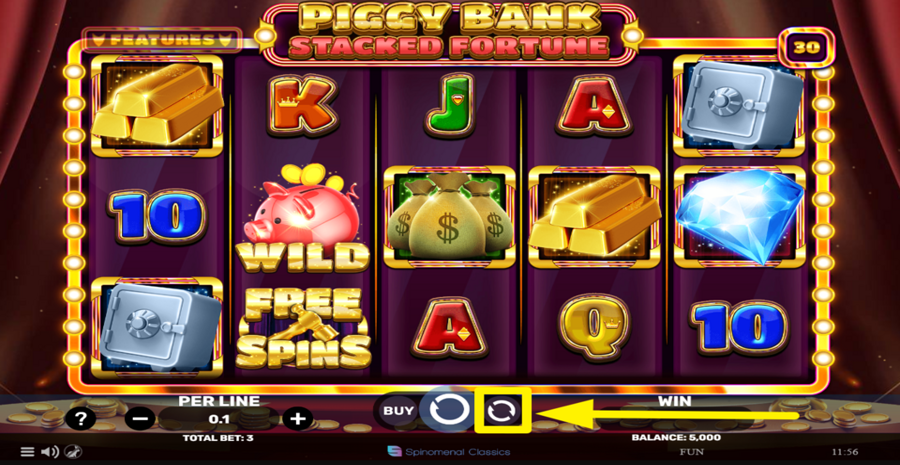 Piggy Bank Stacked Fortune Autoplay
