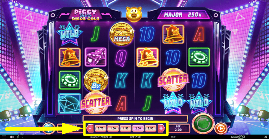 Piggy Blitz Disco Gold Bet Value