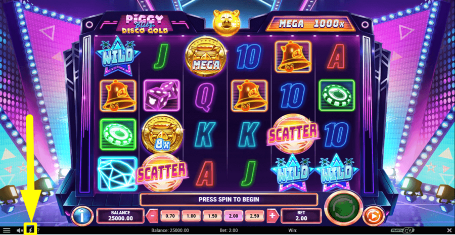 Piggy Blitz Disco Gold Turbo Feature