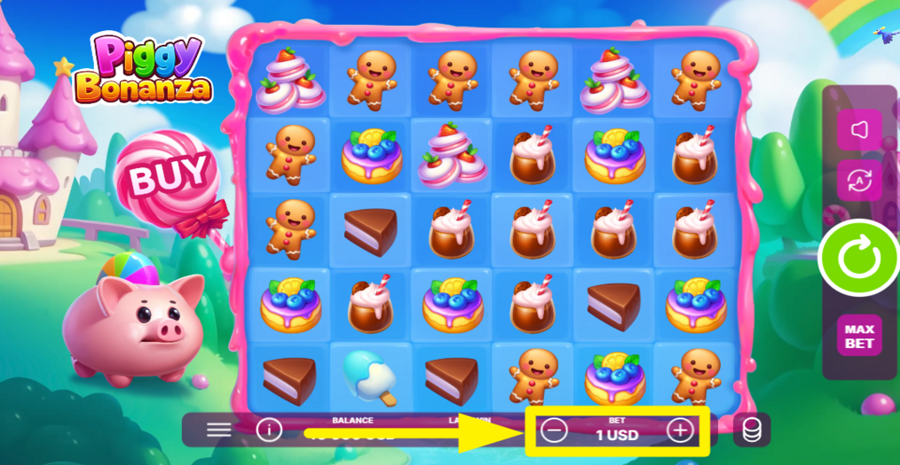 Piggy Bonanza Adjust Bet