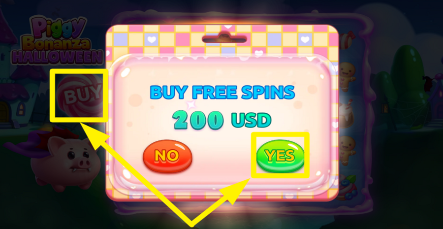 Piggy Bonanza Halloween Buy Bonus