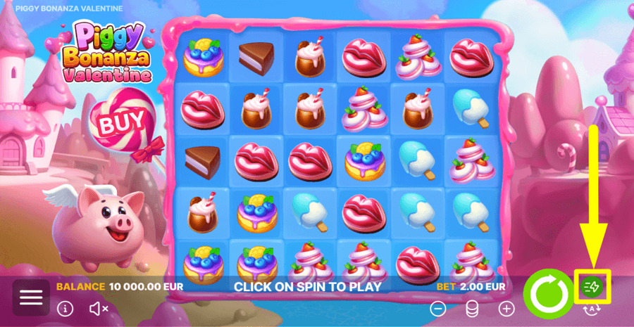 Piggy Bonanza Valentine Turbo Feature