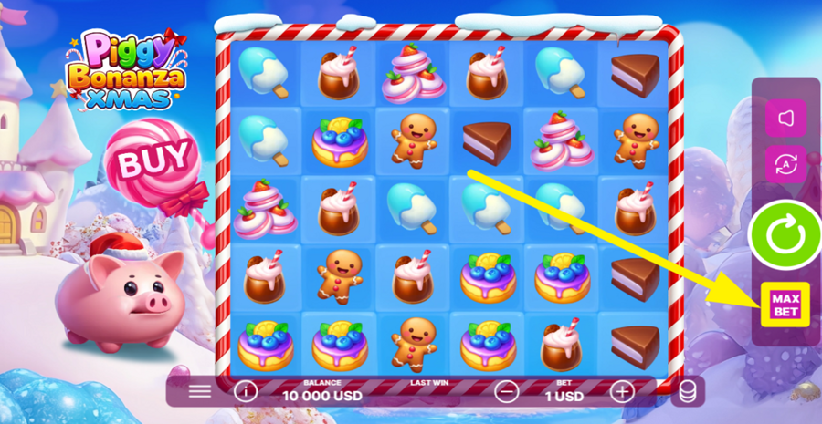 Piggy Bonanza Xmas Max Bet