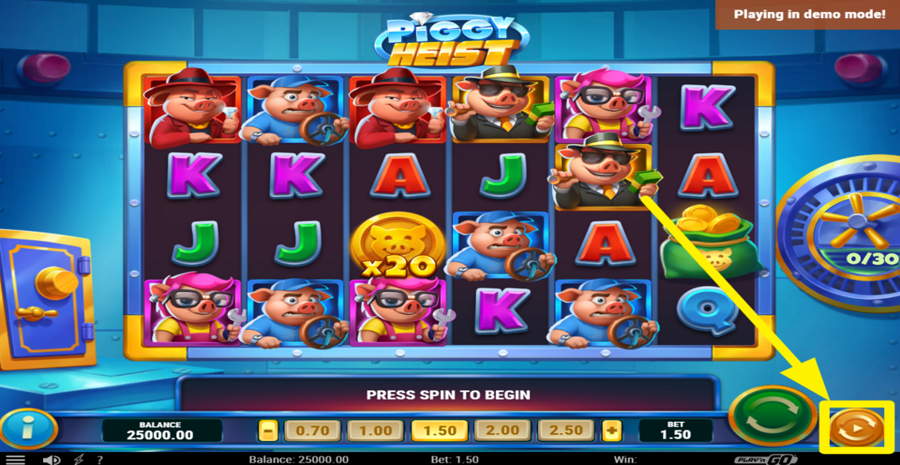 Piggy Heist Autoplay