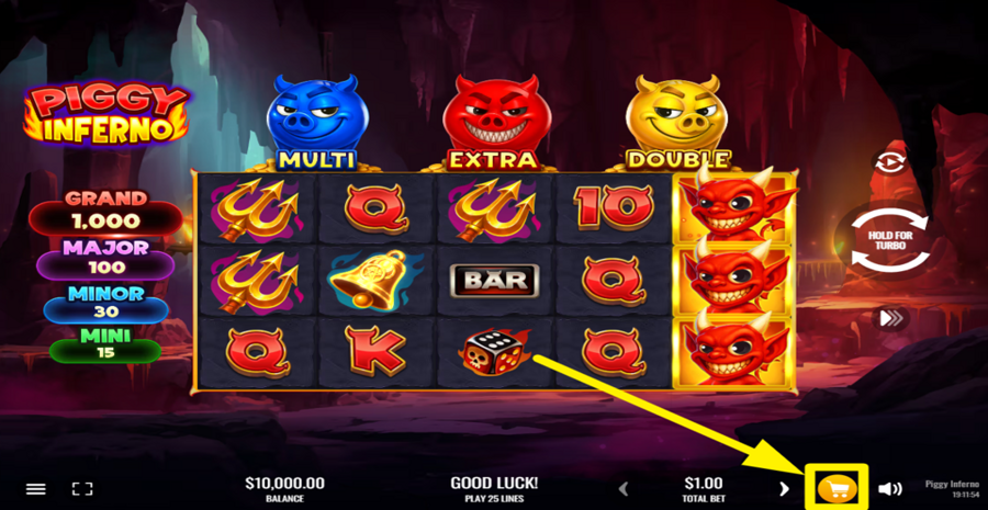 Piggy Inferno Buy Bonus