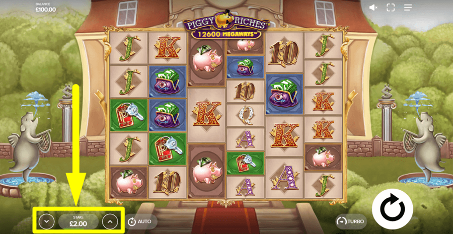 Piggy Riches Megaways Bet Value