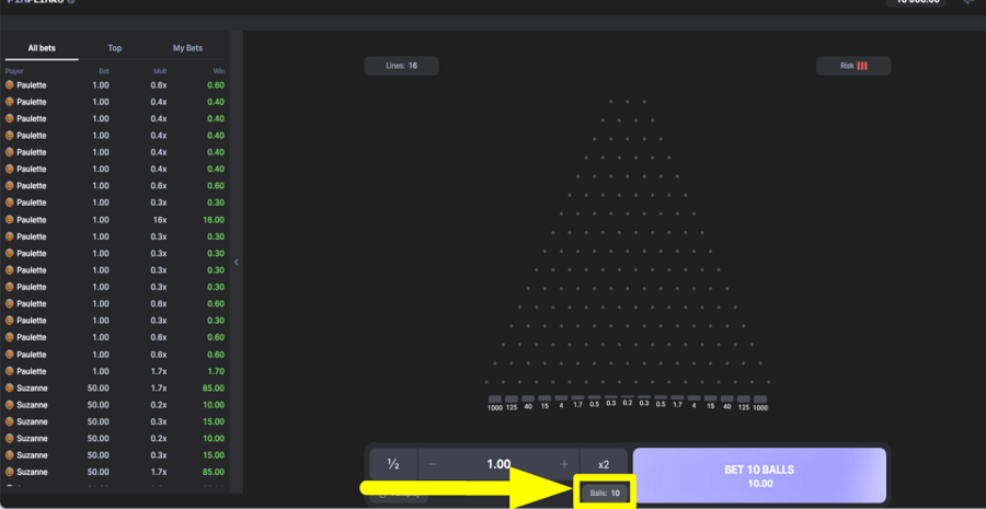 Pin Plinko Balls Value