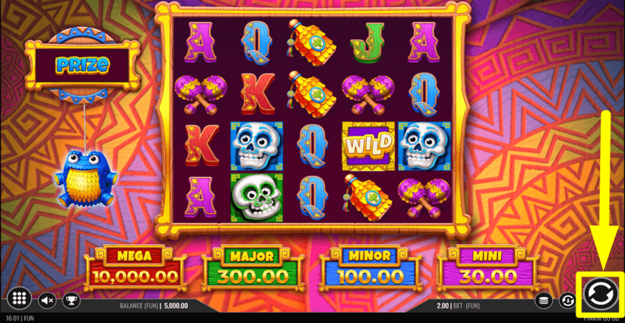 Pinata Go Go Spin Button