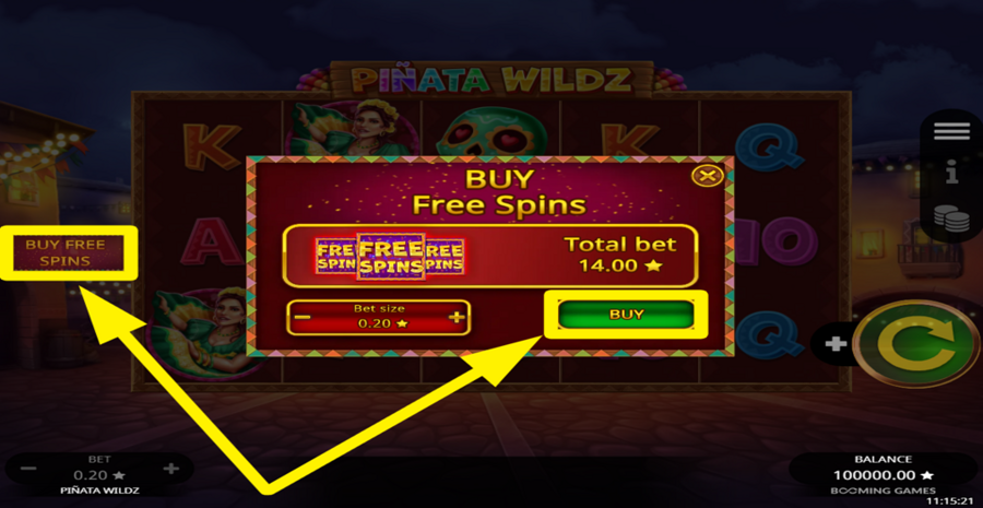 Pinata Wildz Buy Bonus