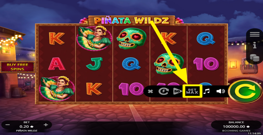 Pinata Wildz Max Bet