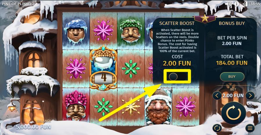 Pine Of Plinko 2 Scatter Boost