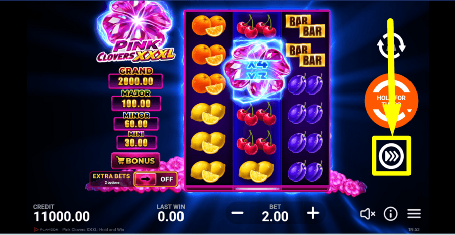 Pink Clovers Xxxl Hold And Win Turbo Feature