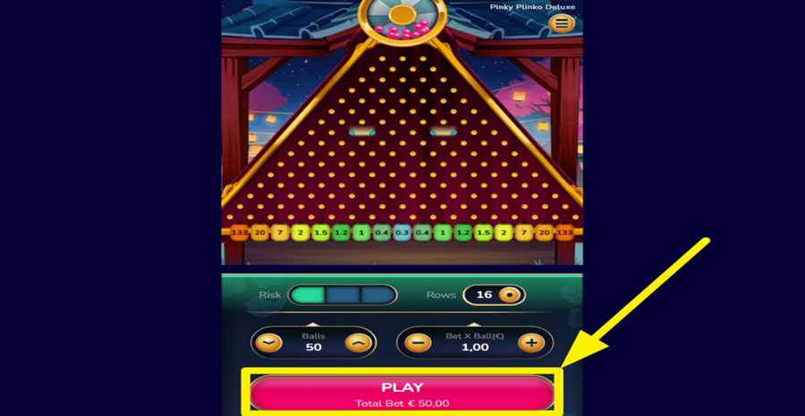 Pinky Plinko Deluxe Play