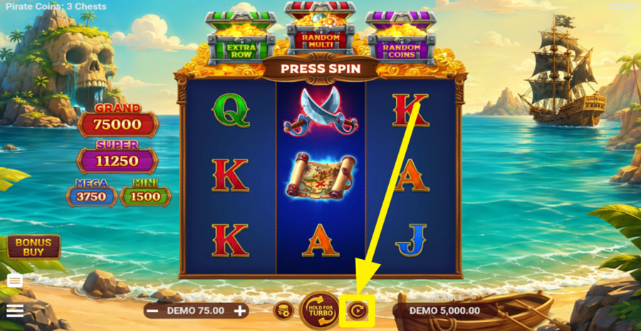 Pirate Coins 3 Chests Autoplay