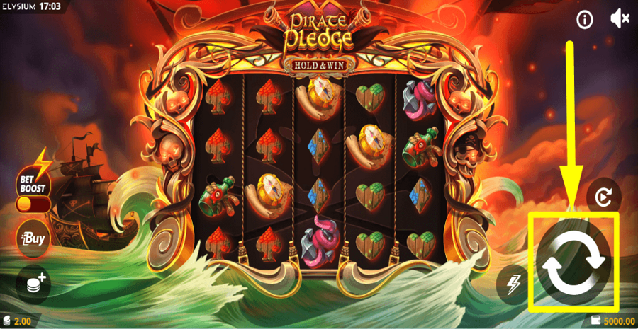 Pirate Pledge Spin Button