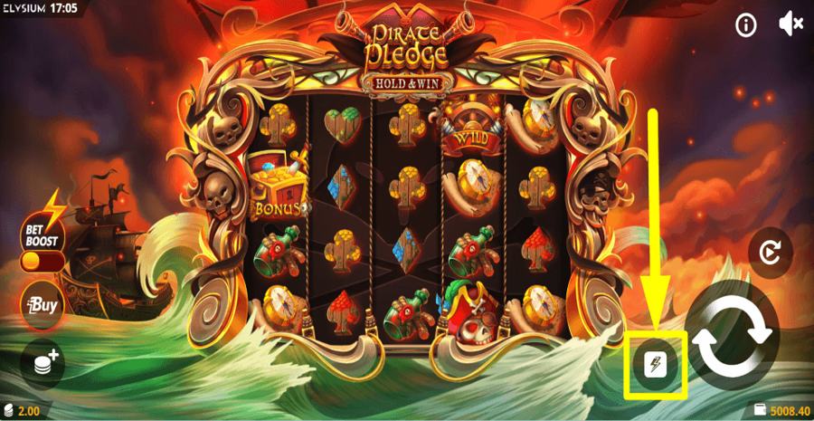 Pirate Pledge Turbo Feature