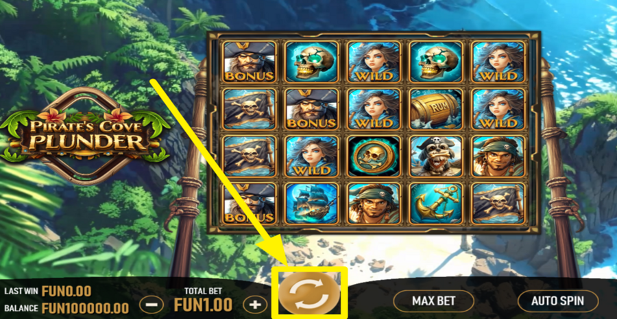 Pirates Cove Plunder Spin