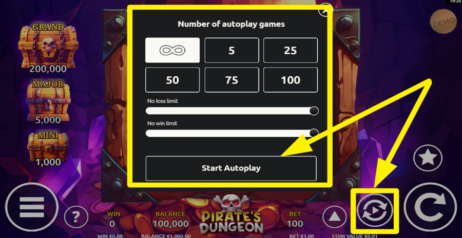 Pirates Dungeon Autoplay