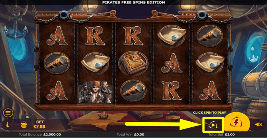 Pirates Free Spins Edition Autoplay Feature