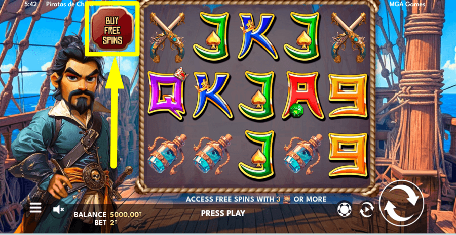 Pirates Of China Buy Feature