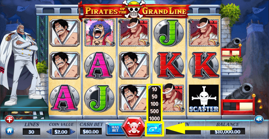 Pirates Of The Grand Line Autoplay Feature