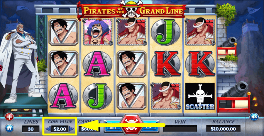 Pirates Of The Grand Line Bet Value