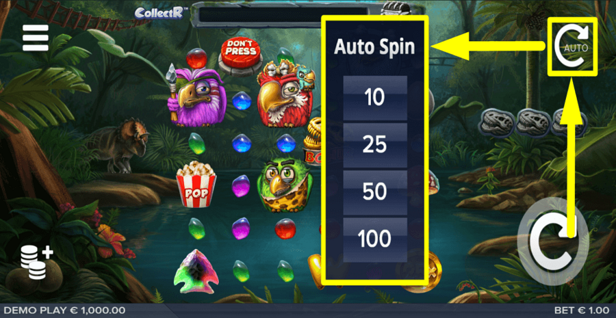 Pirots 2 Autoplay Feature