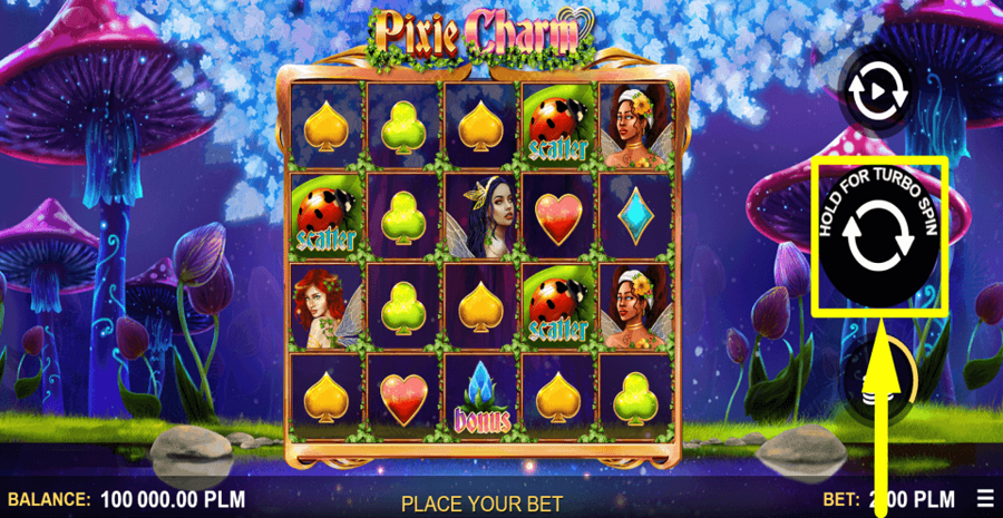 Pixie Charm Spin Button