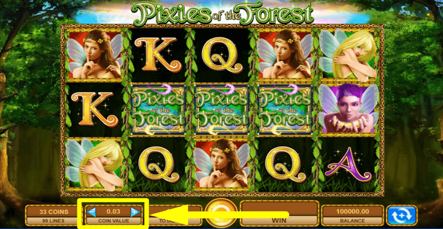 Pixies Of The Forest Bet Value