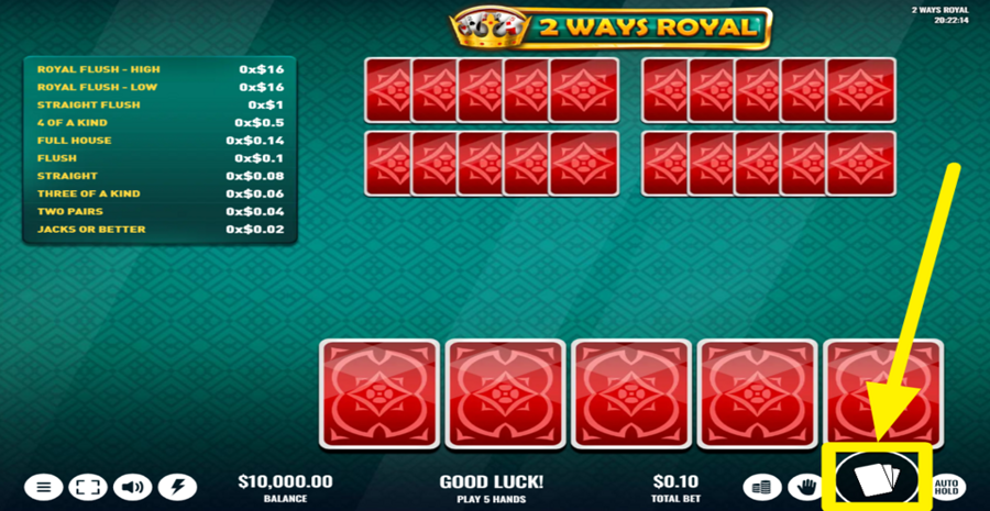 Platipus 2 Ways Royal Deal Cards