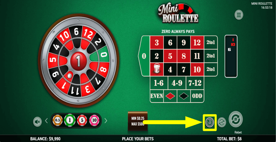Platipus Gaming Mini Roulette Rebet