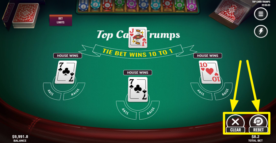 Platipus Gaming Top Card Trumps Clear Or Rebet