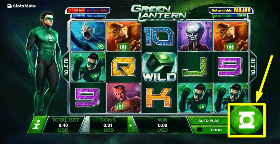 Playtech Green Lantern 3