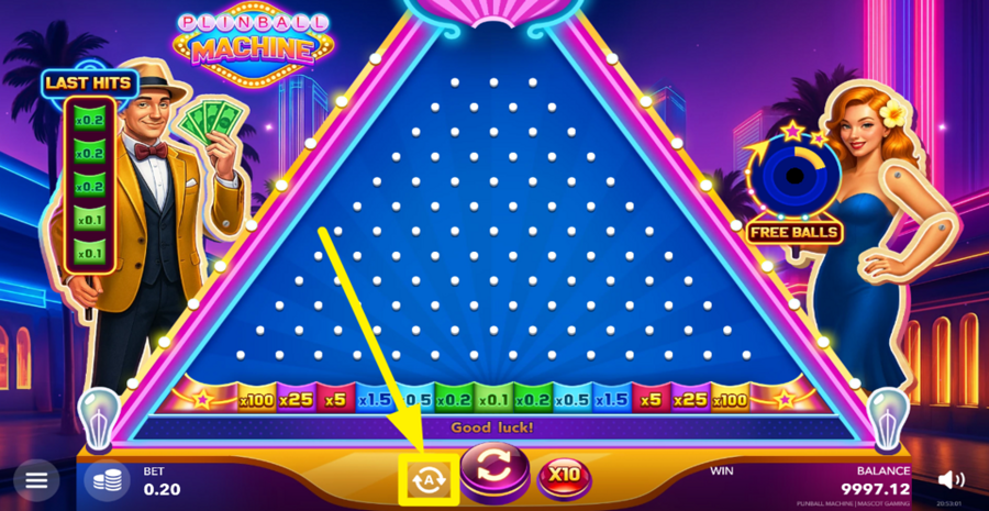 Plinball Machine Autoplay