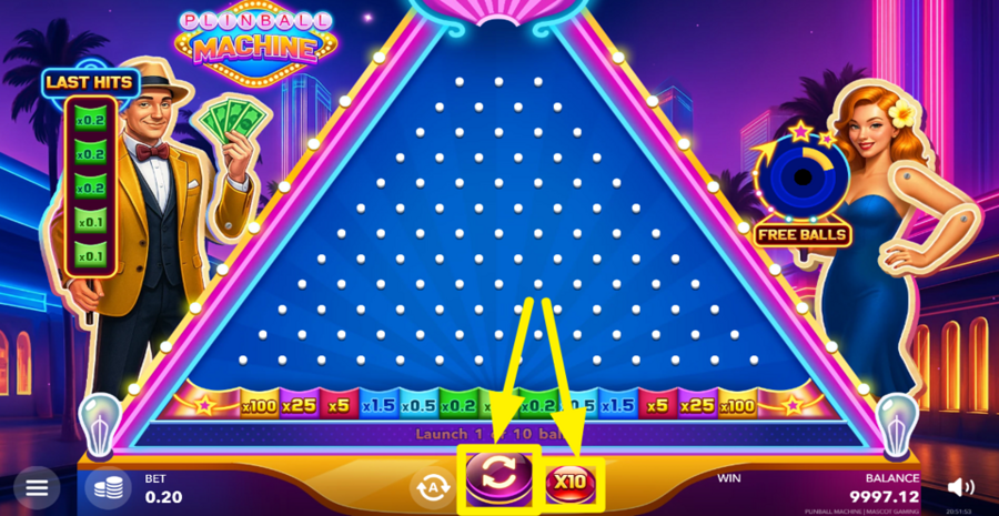 Plinball Machine Play