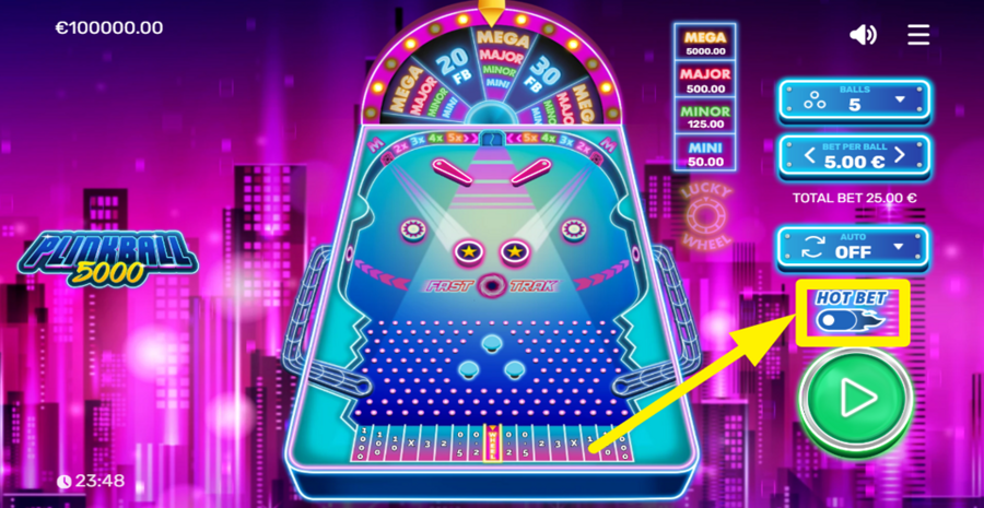 Plinkball 5000 Hot Bet