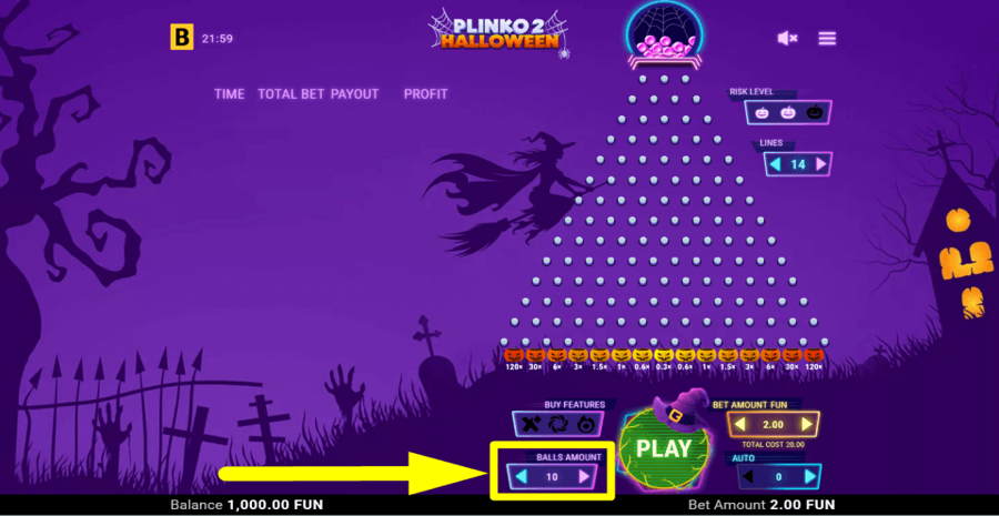 Plinko 2 Halloween Balls Value