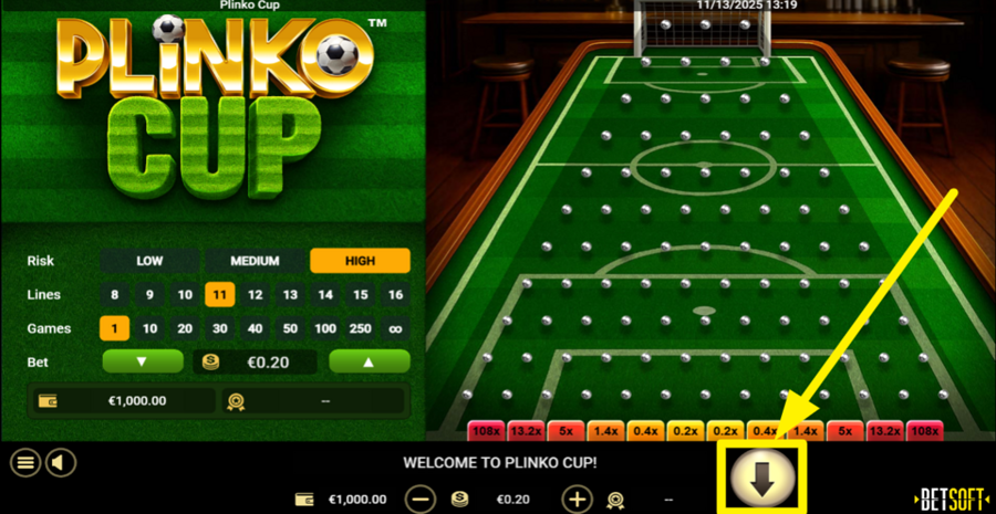 Plinko Cup Play