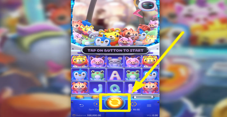 Plushie Frenzy Spin Button