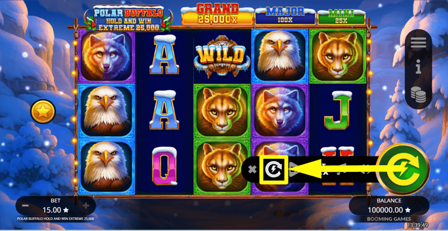 Polar Buffalo Extreme Hold And Win 25000 Turbo Feature