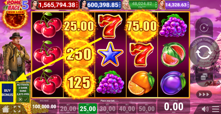 Pome Race 5 Sun Link Buy Bonus