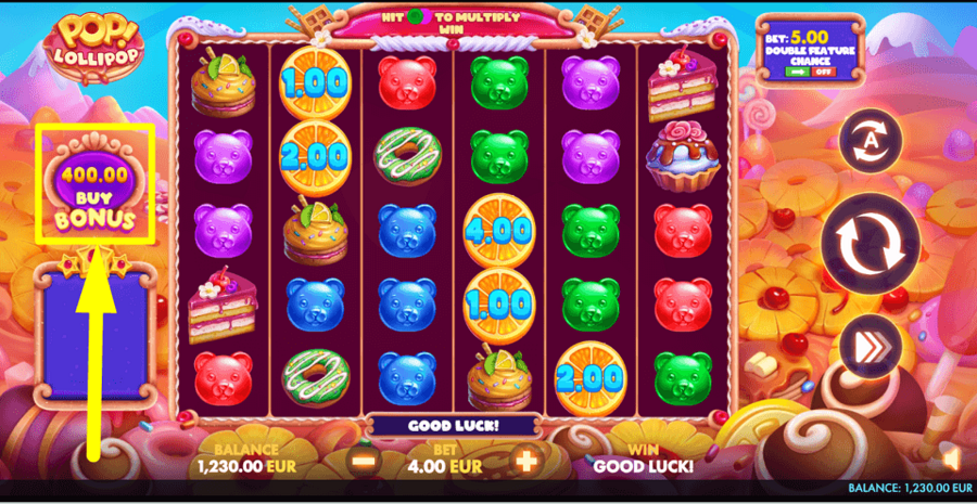 Pop Lollipop Buy Feature